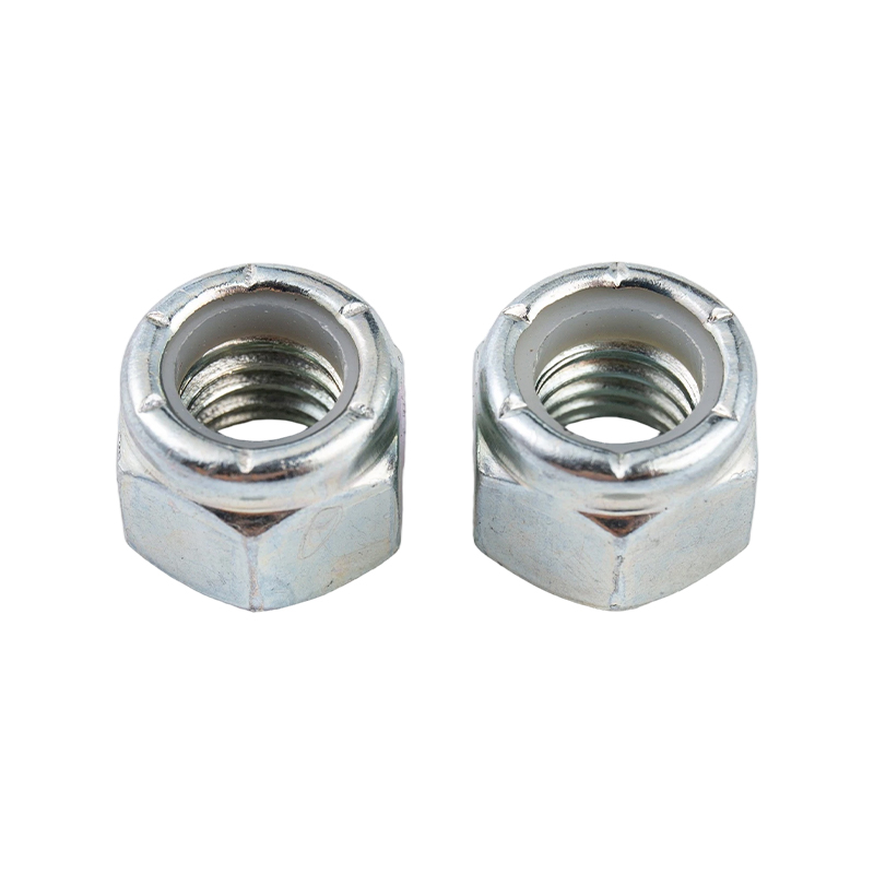 Đai ốc lục giác khóa tự khóa bằng thép carbon nylon chống lỏng và chống trượt