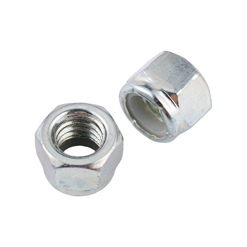 Đai ốc lục giác khóa tự khóa bằng thép carbon nylon chống lỏng và chống trượt