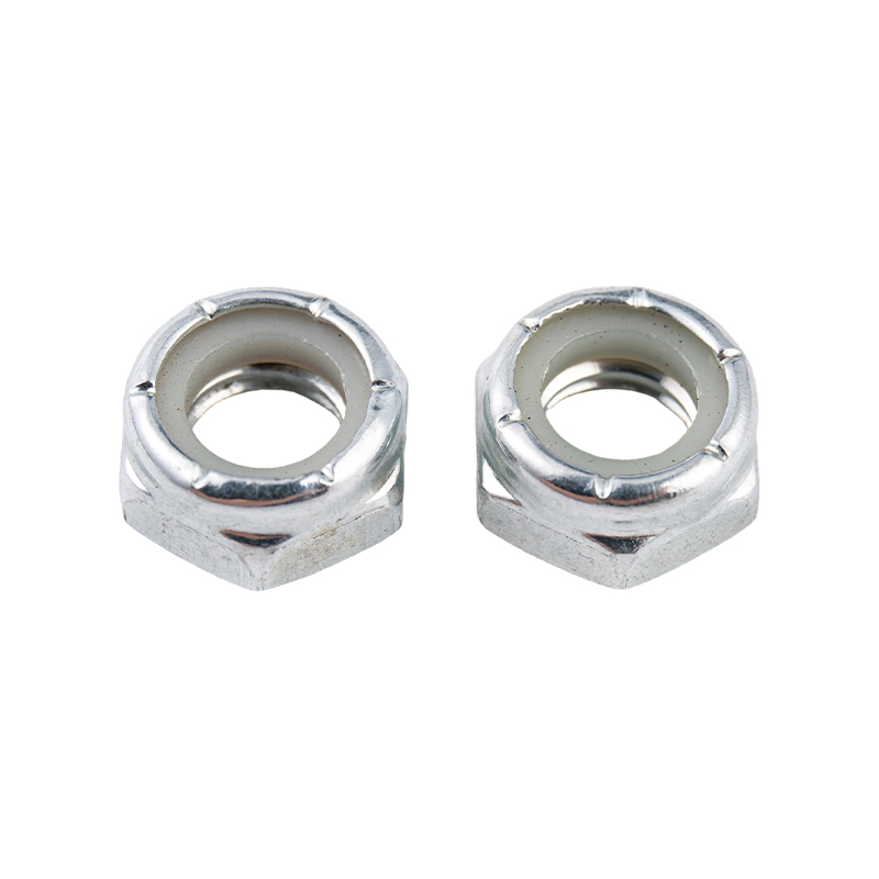Đai ốc lục giác khóa tự khóa bằng thép carbon nylon chống lỏng và chống trượt