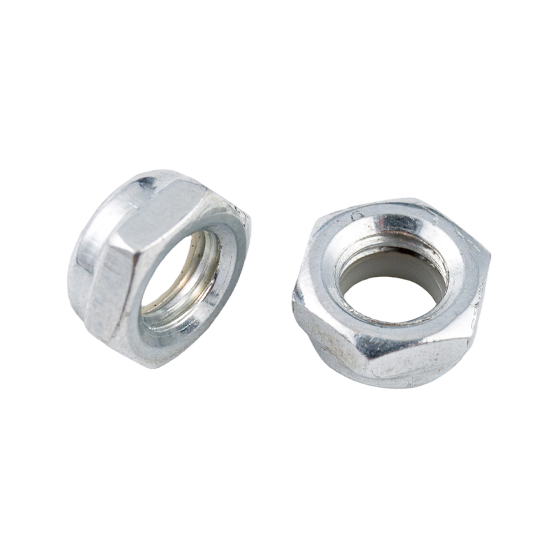 Đai ốc lục giác khóa tự khóa bằng thép carbon nylon chống lỏng và chống trượt