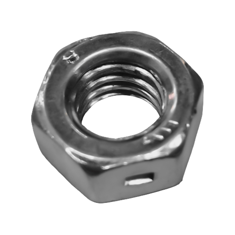 Đai ốc lục giác bằng thép carbon với dây buộc ba điểm dập nổi Đai ốc lục giác bên ngoài Nắp vặn cấp 4.8 Vít khóa
